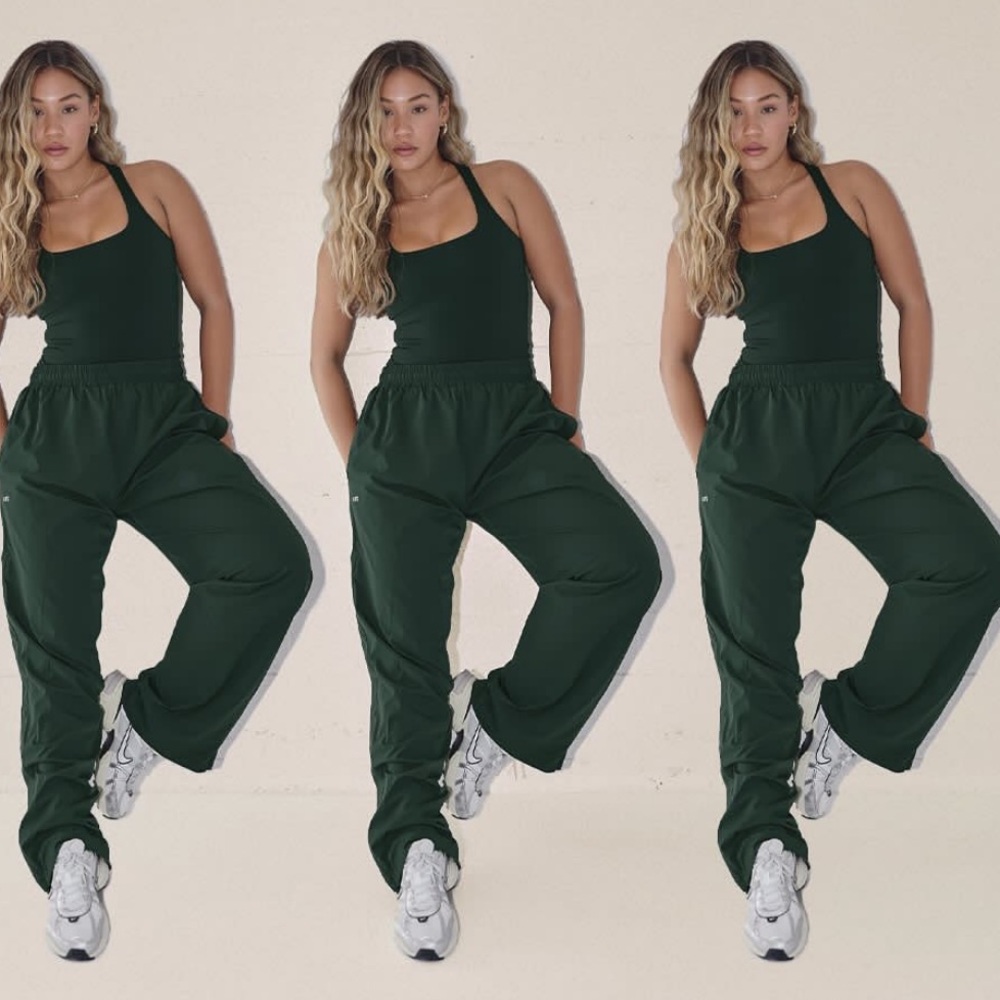 set active limited edition nylon track pants
